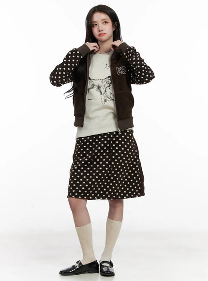 fleece-polka-dot-midi-skirt-cn527