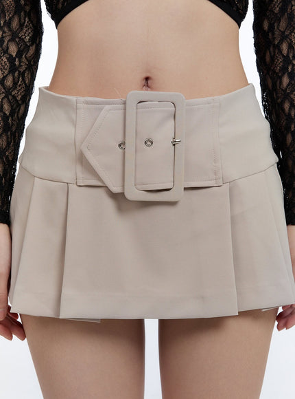 buckle-pleated-mini-skort-cg414