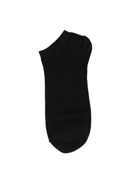 mens-basic-short-socks-iy410 / Black