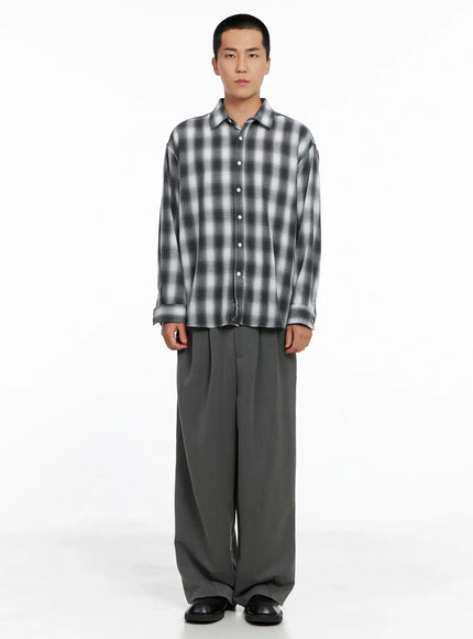 mens-checkered-button-up-shirt-is502