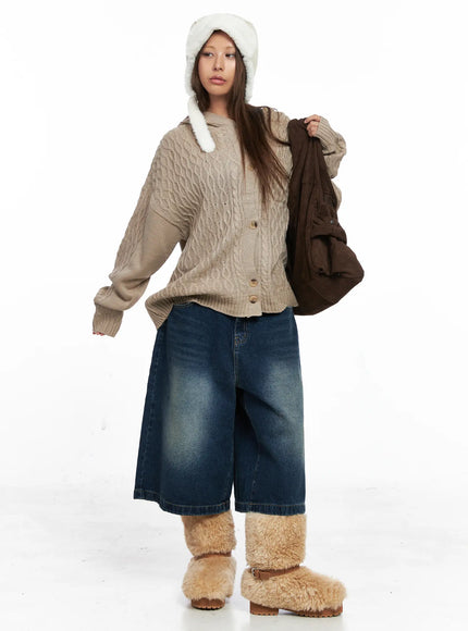 oversized-cable-knit-button-up-hoodie-co510
