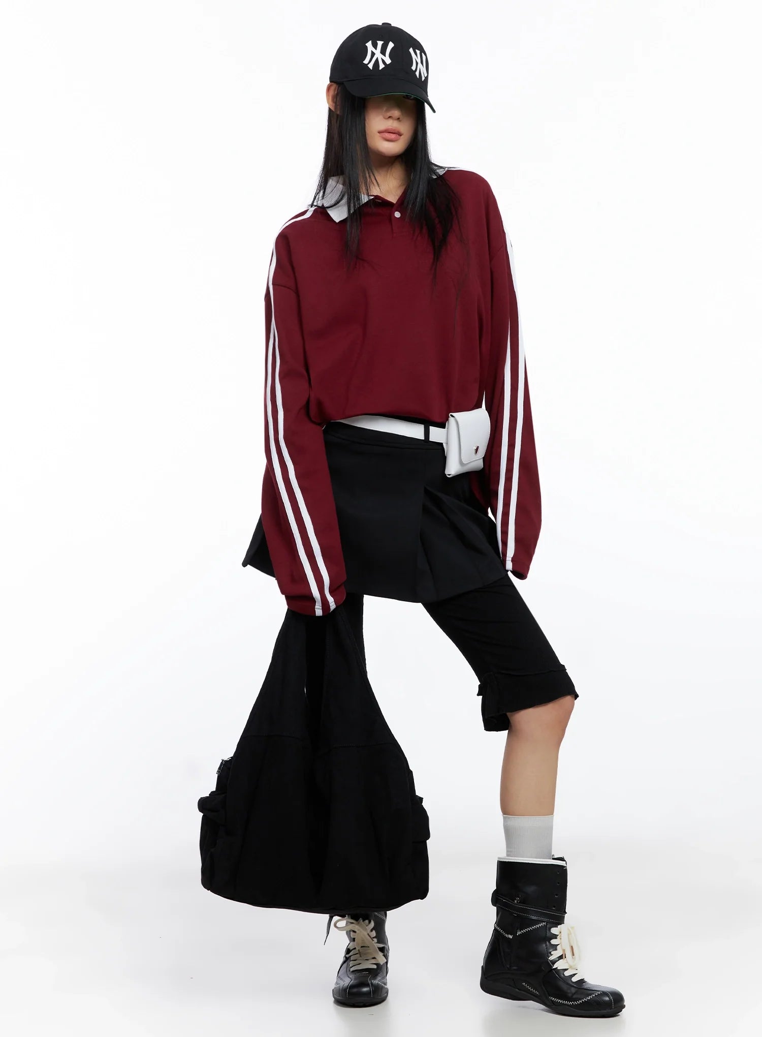 Collar Oversized Top IO516