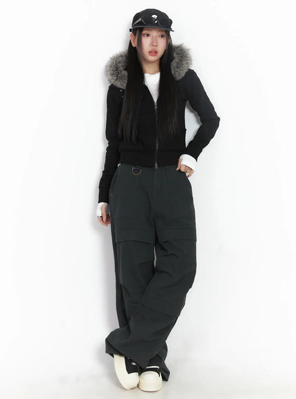 faux-fur-fleece-eyelet-crop-hoodie-cj514