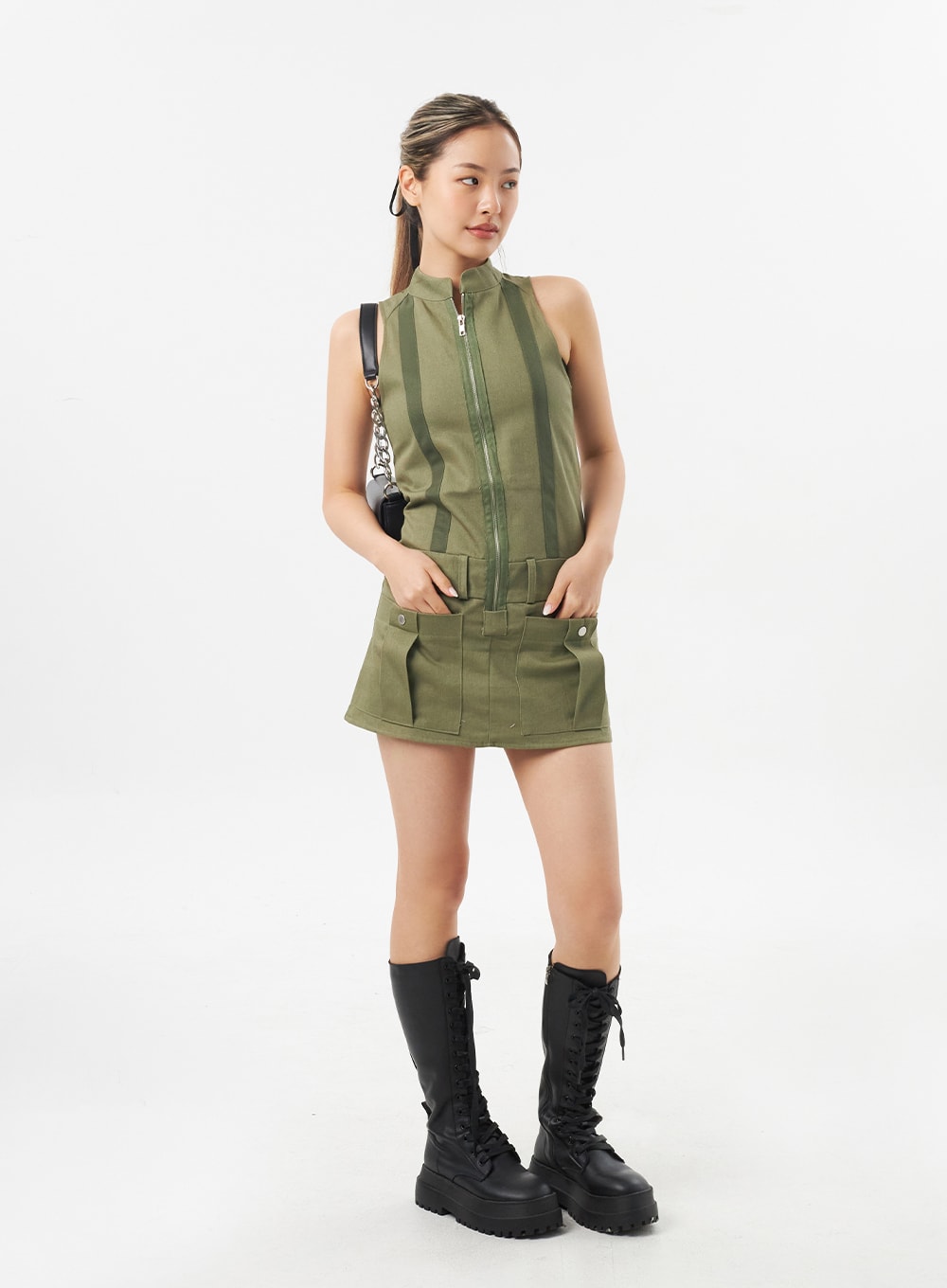 zip-up-mini-dress-cu302