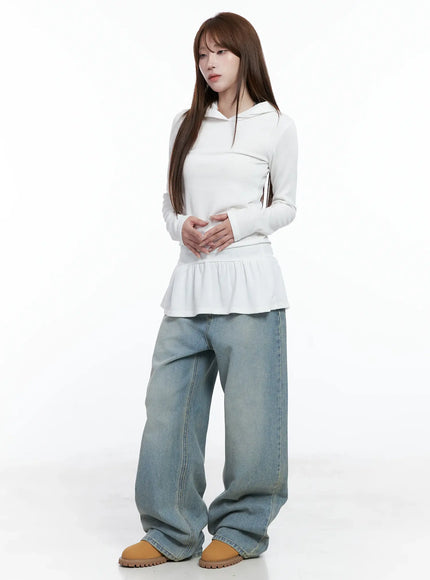 frill-ribbed-hoodie-cs501