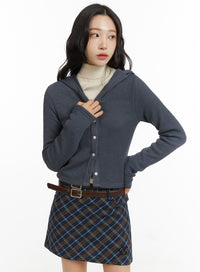 solid-buttoned-hooded-cardigan-cj408