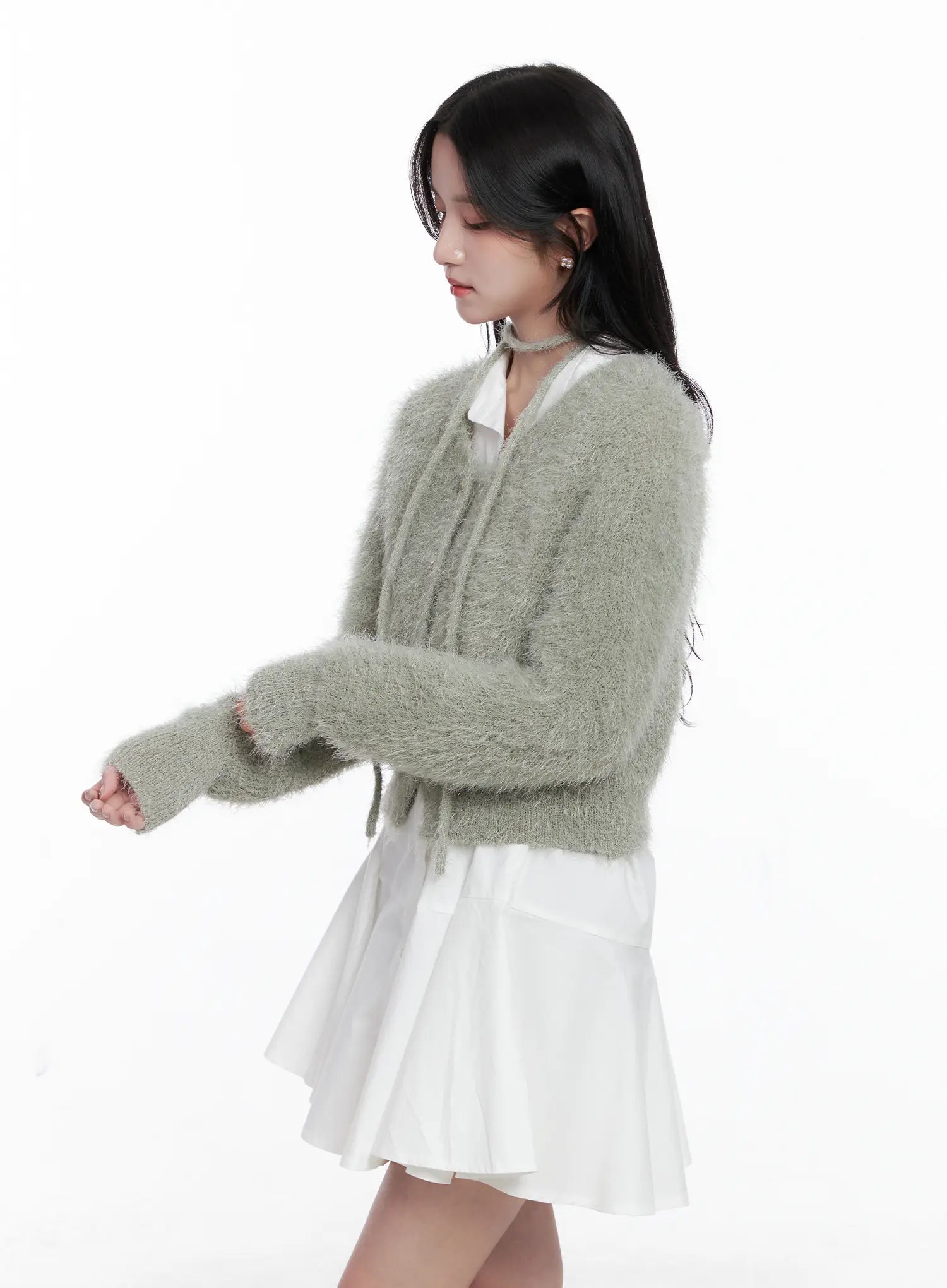 fluffy-knit-cardigan-scarf-set-cs519