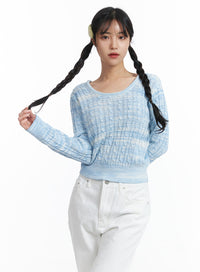 ombre-cable-knit-round-neck-sweater-oj425