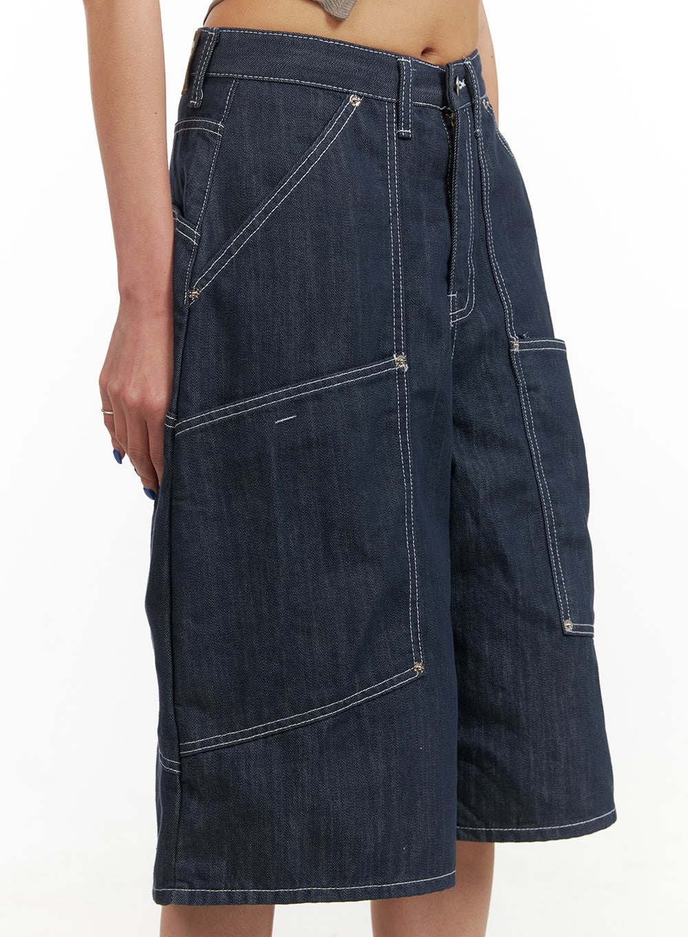 denim-stitch-pocket-wide-leg-jorts-cy424