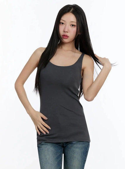 Basic U-Neck Tank Top IM509