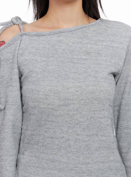 Asymmetric String Tie Top IS515