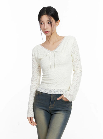 ribbon-v-neck-long-sleeve-top-cc1109
