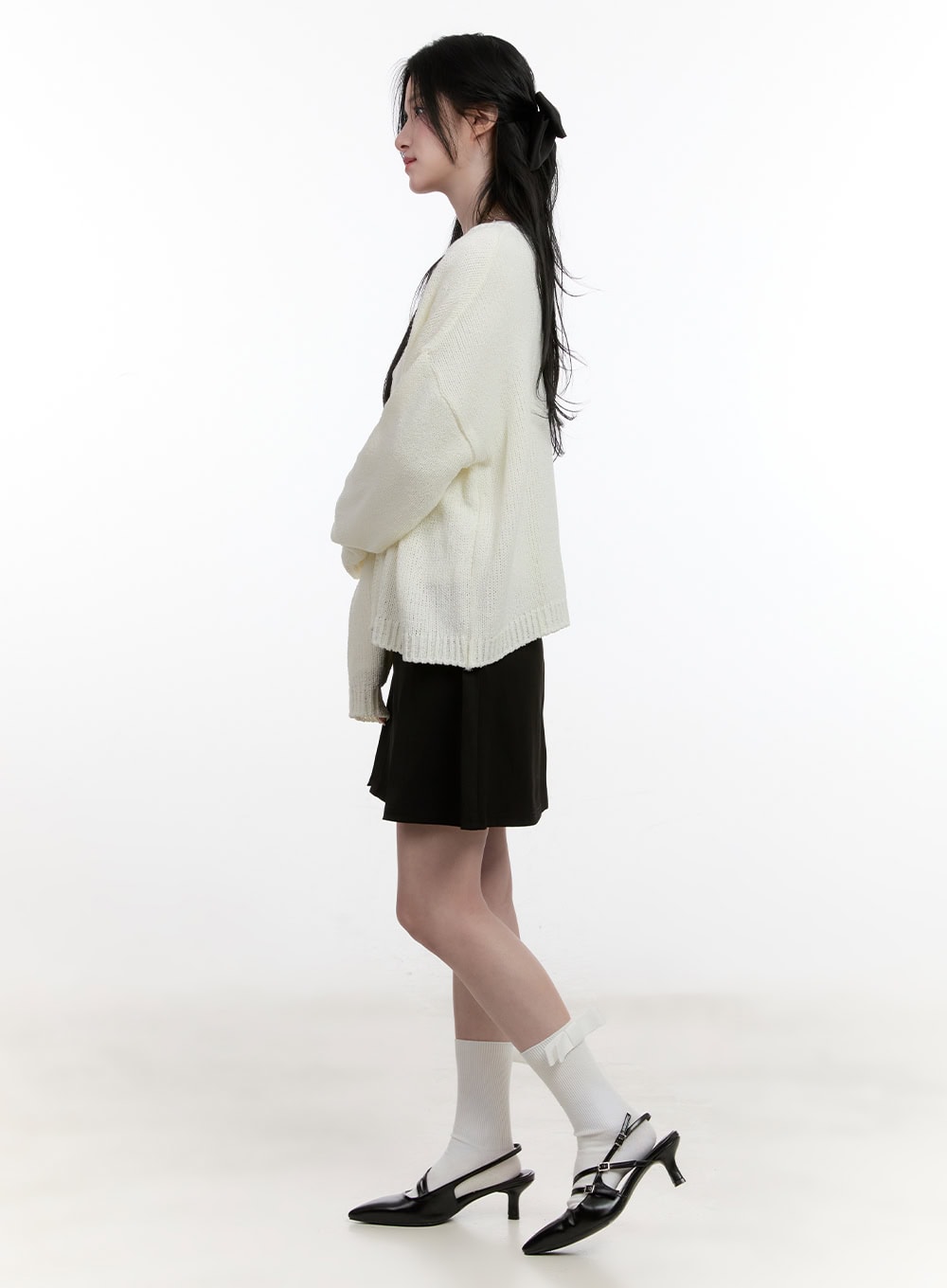 Classic Oversized V-Neck Cardigan CF527