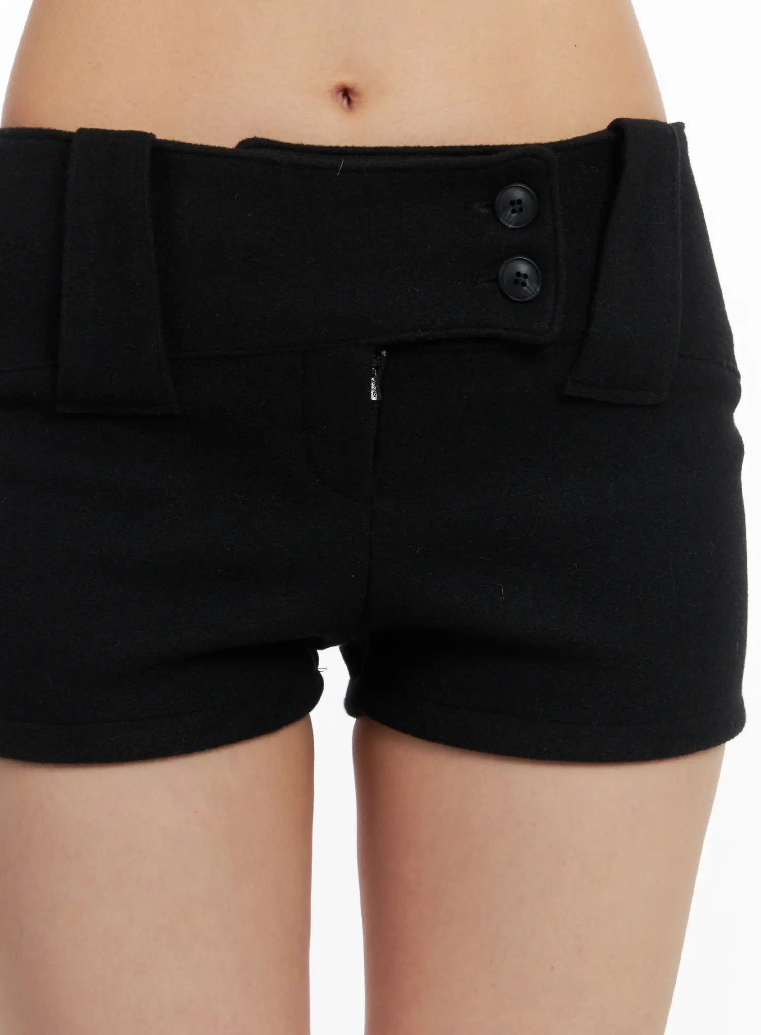 Wool Button Shorts CD509