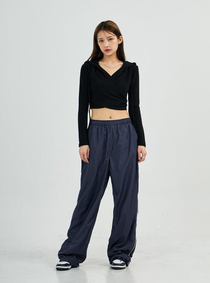 Wrap Crop Hoodie CS27