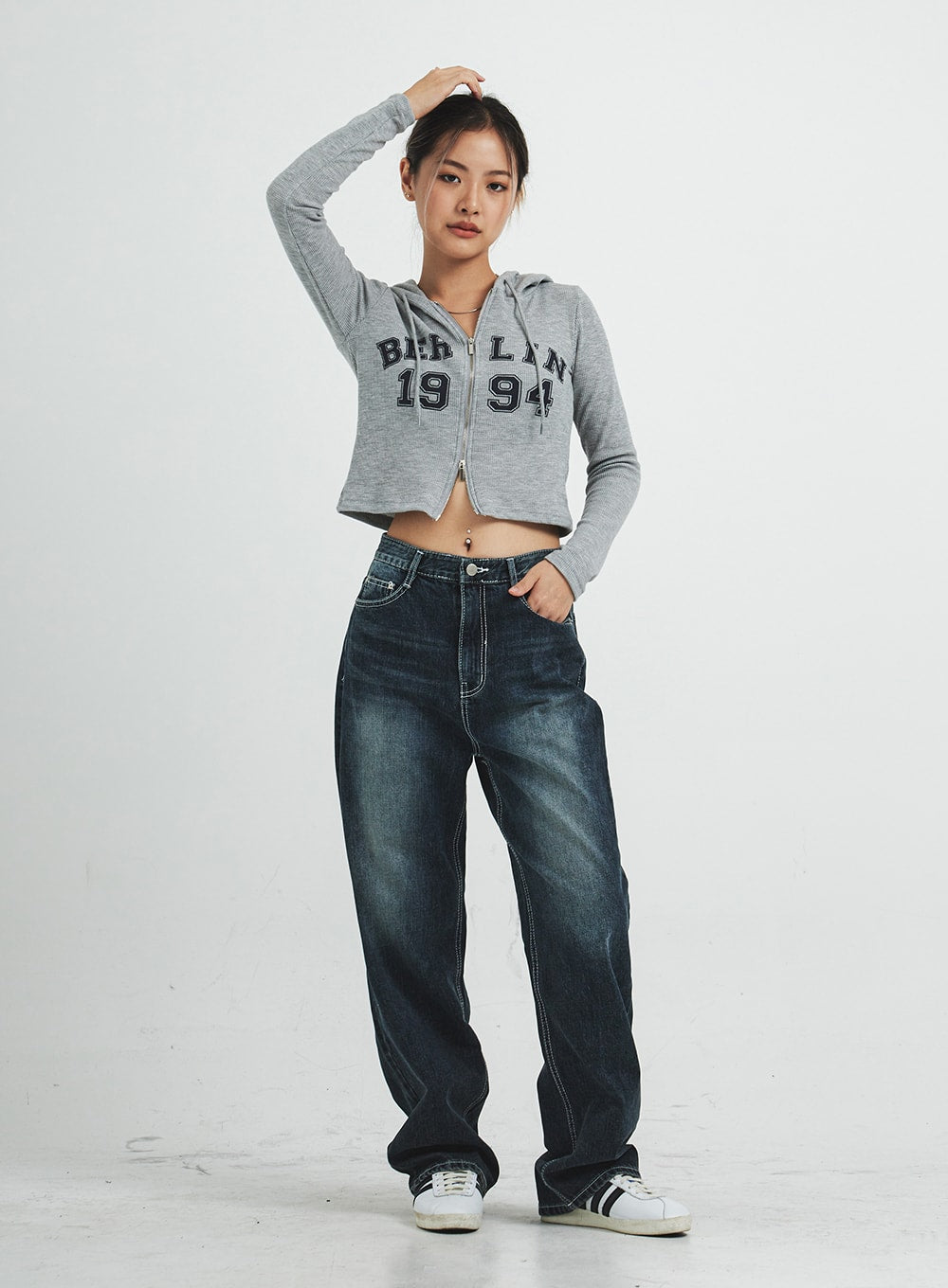 Washing Wide Jeans CS15