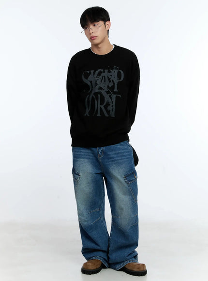 Men's Baggy Cargo Jeans IG515