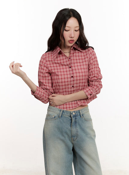 checkered-collared-crop-shirt-cm510