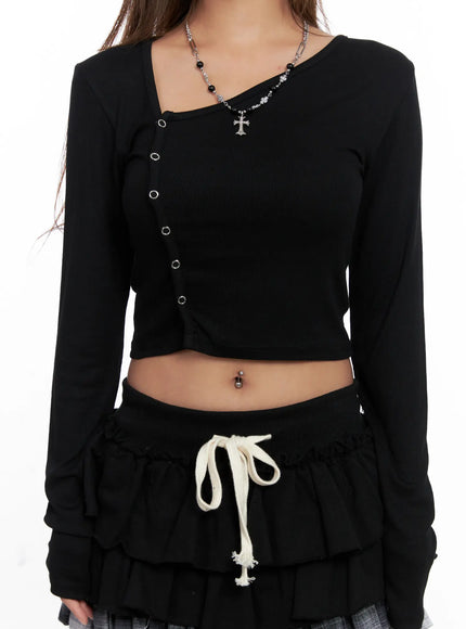 asymmetric-button-ribbed-crop-top-cs524