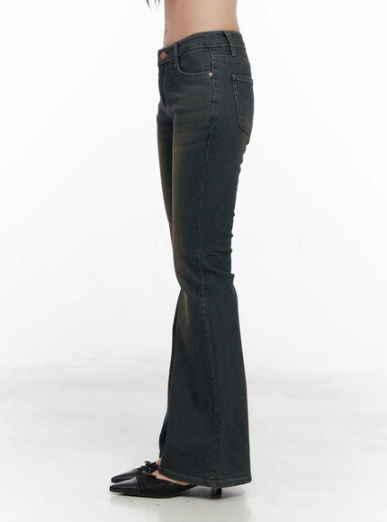 soleil-hip-pad-stripe-flared-jeans-cn512
