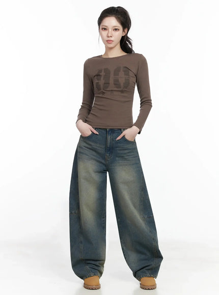 tata-vintage-dark-blue-washed-wide-leg-jeans-ij528