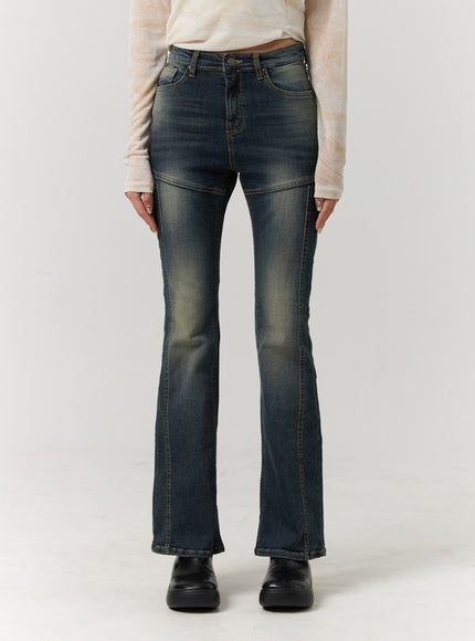 denim-middle-waist-flared-jeans-cj405