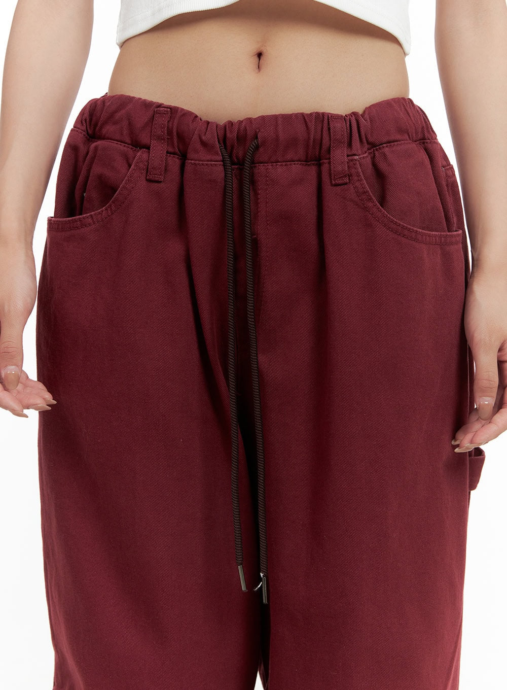 shirred-cotton-banded-pants-unisex-cg420