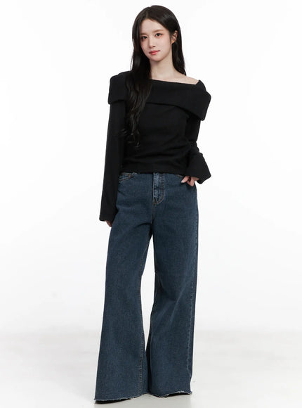 ribbed-off-shoulder-long-sleeve-top-cn527