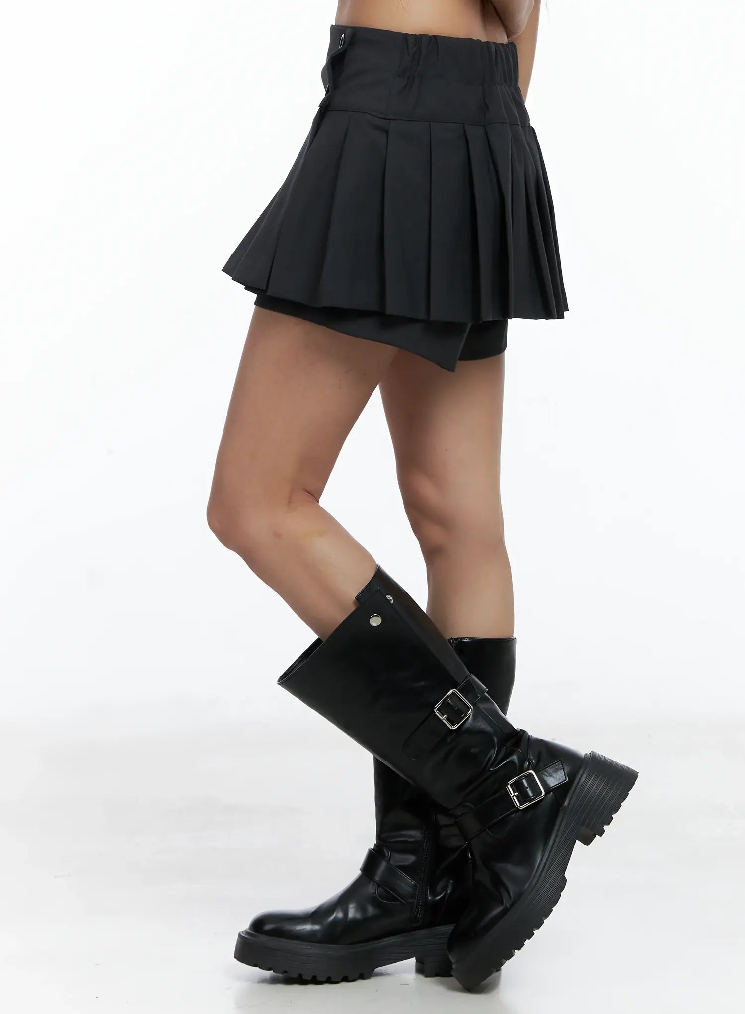 trendy-pleated-mini-skirt-cs504