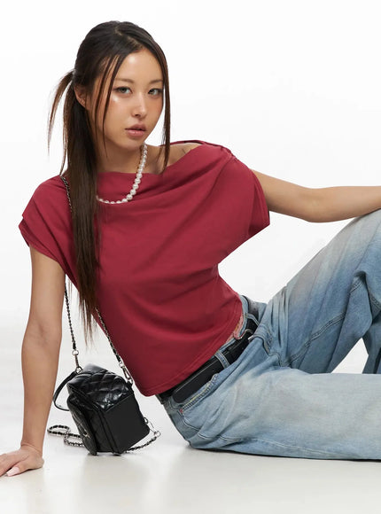 Yoko Lace Layered Wide Leg Jeans IY504