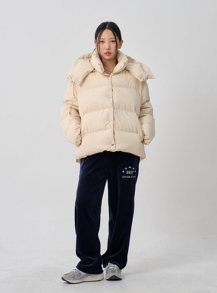 Oversize Hooded Puffer Jacket CN10