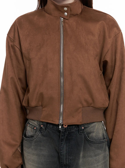 Vicky Suede Two-Way Jumper Jacket CG529