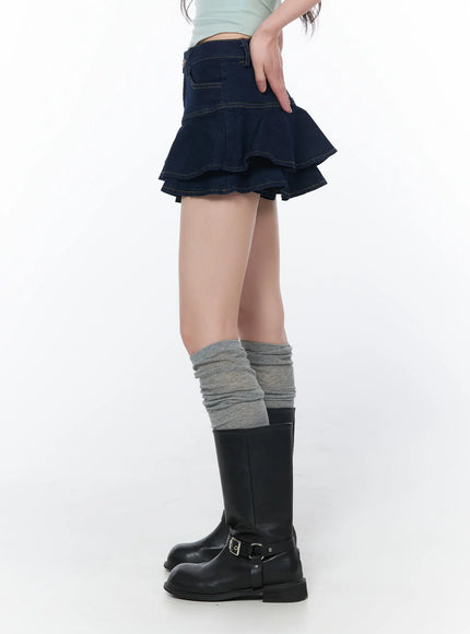 ruffled-denim-mini-skirt-ca530