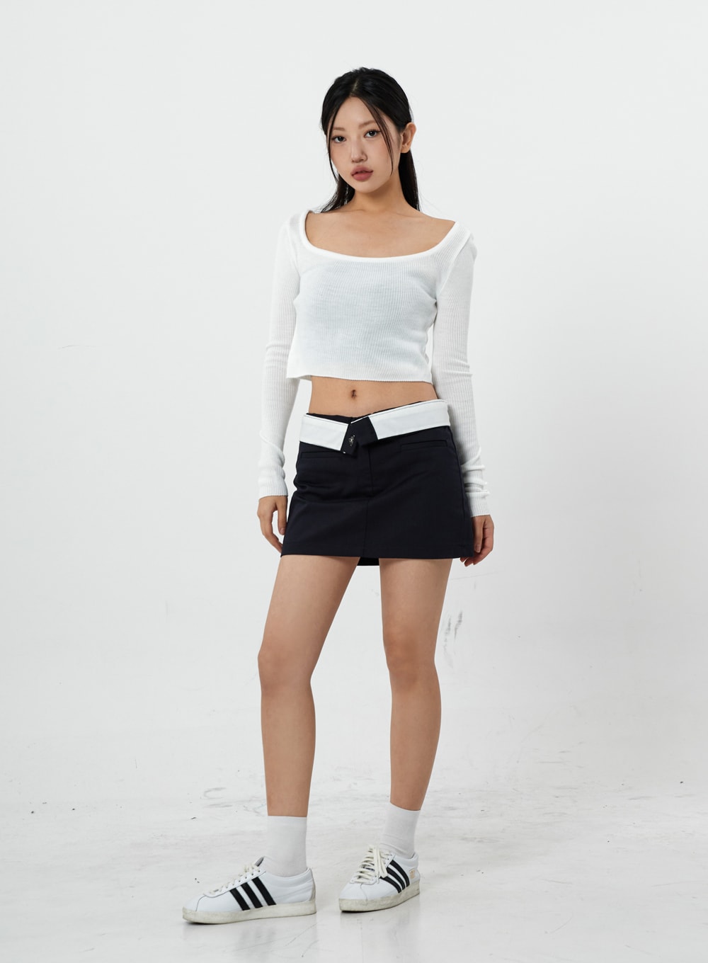 Square Knit Long Sleeve T-Shirt CS20