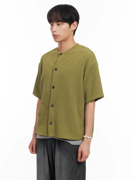 mens-short-sleeve-buttoned-sweater-iu518
