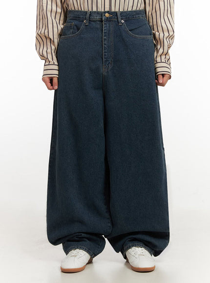 Men's Oversized Baggy Jeans (Dark Blue) IF521