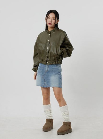 Denim Mini Skirt CF302