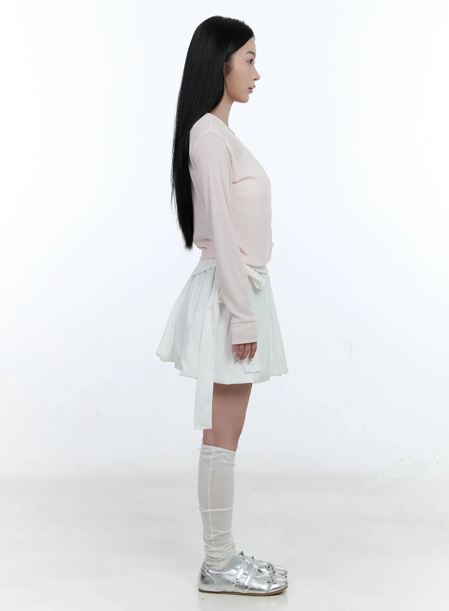 sheer-v-neck-basic-cardigan-cl530