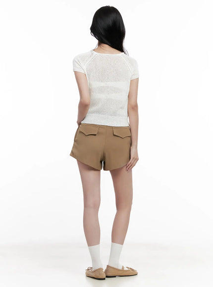 pleated-high-waist-shorts-cl515