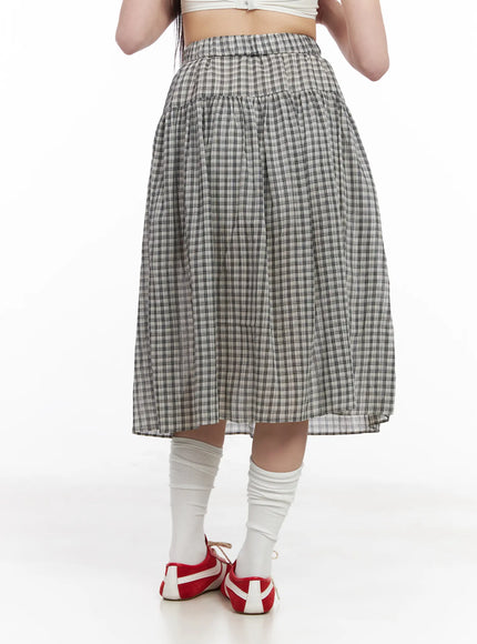 vintage-plaid-midi-skirt-cm513
