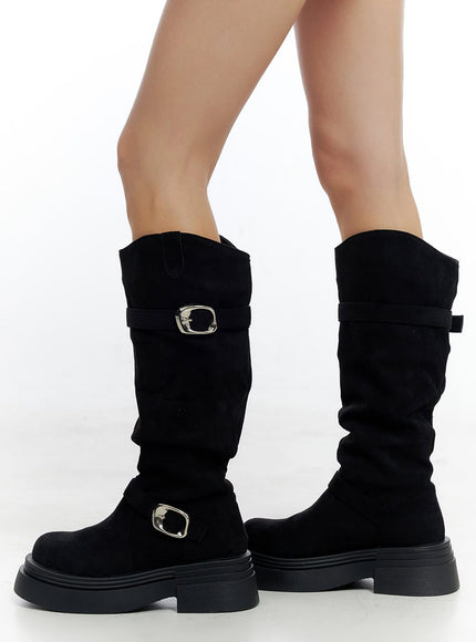 buckle-platform-long-boots-co426