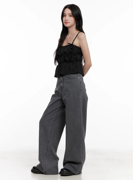 ribbon-strap-ruffle-scrunch-tank-cl516