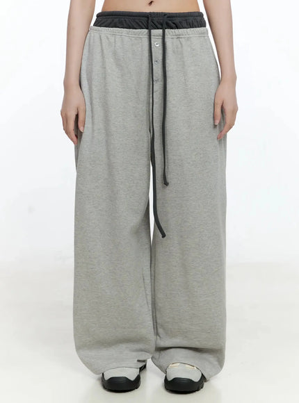 layered-button-baggy-sweatpants-io527