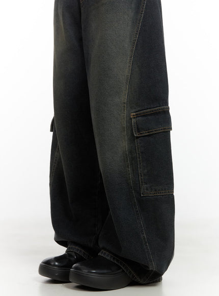 tess-wide-cargo-denim-pants-co410