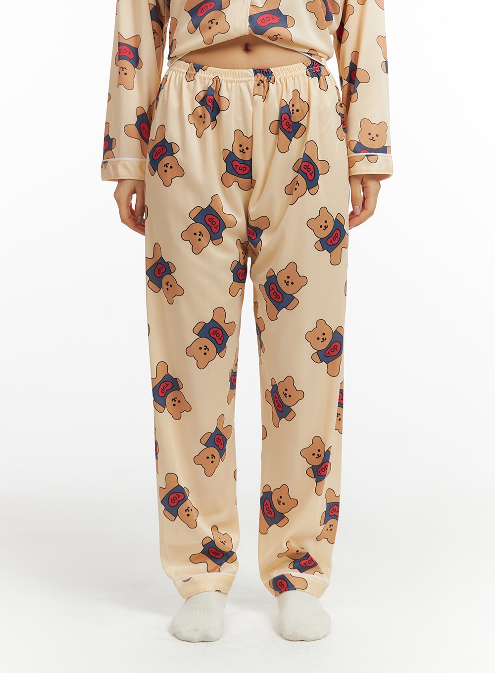 teddy-graphic-buttoned-pajama-set-if421