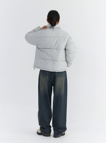 zip-up-stand-collar-puffer-jacket-co319