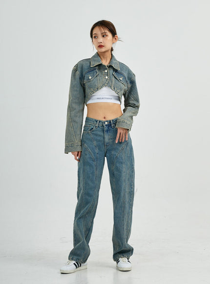 Silvia Washing Jeans Jacket CS27