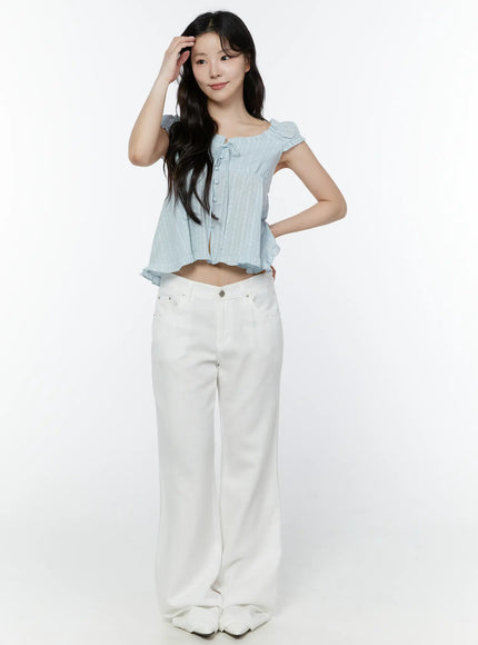 summer-cotton-bootcut-pants-iy507