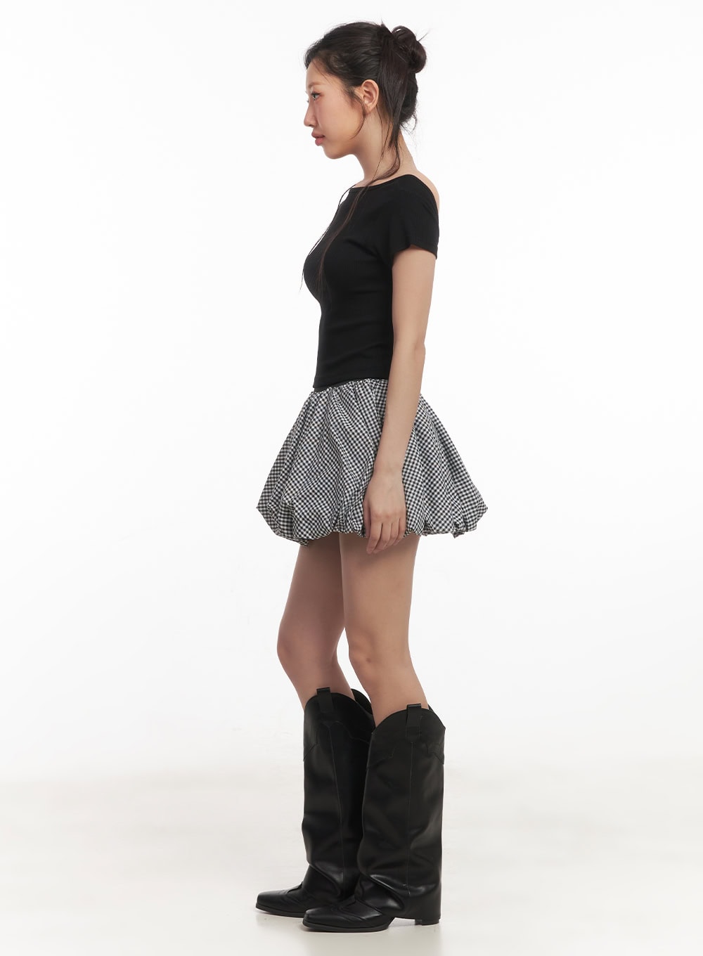 gingham-puffy-pumpkin-mini-skirt-ca529