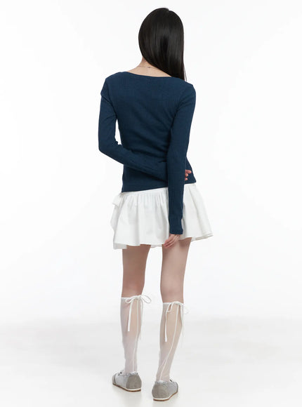 wrap-flare-mini-skirt-cm524